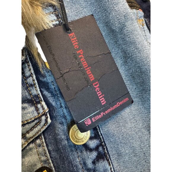 Elite Junior Boy's Premium Denim Jacket X-Small‎ (2-3) NWT - Picture 8 of 10